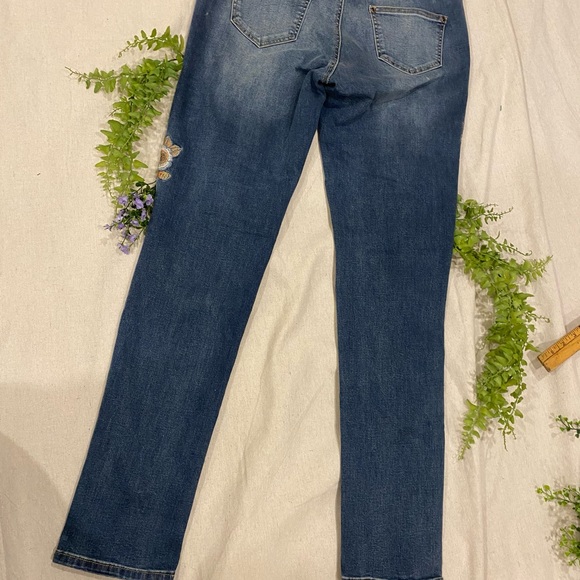 Size 10 Embroidered jeans ! Orange brand - Picture 7 of 9